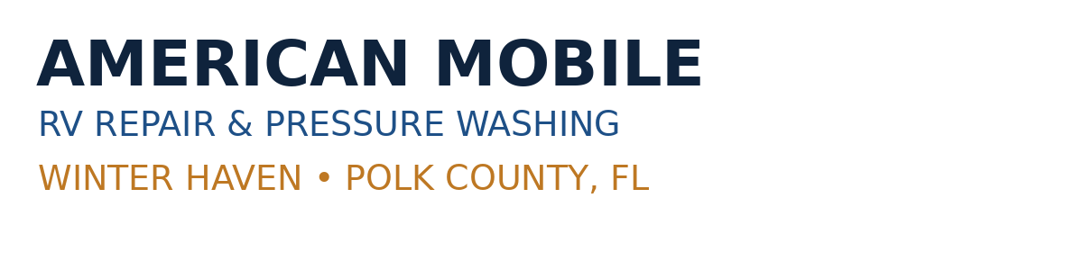 American Mobile RV Repair and Pressure Washing
